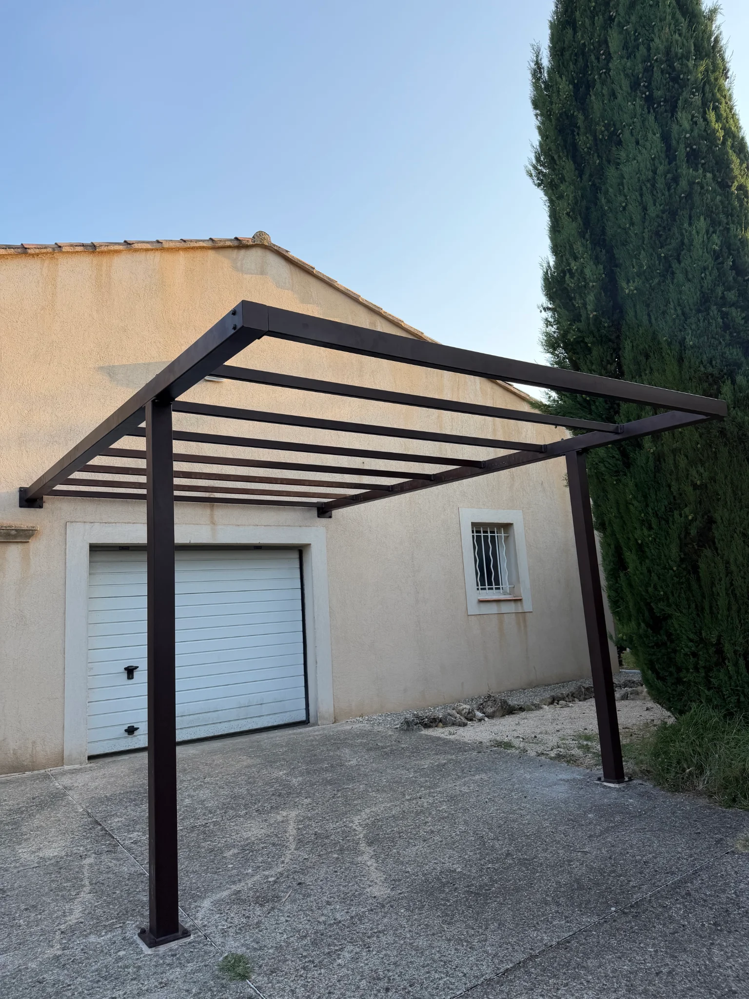 Image Carport thermolaqué