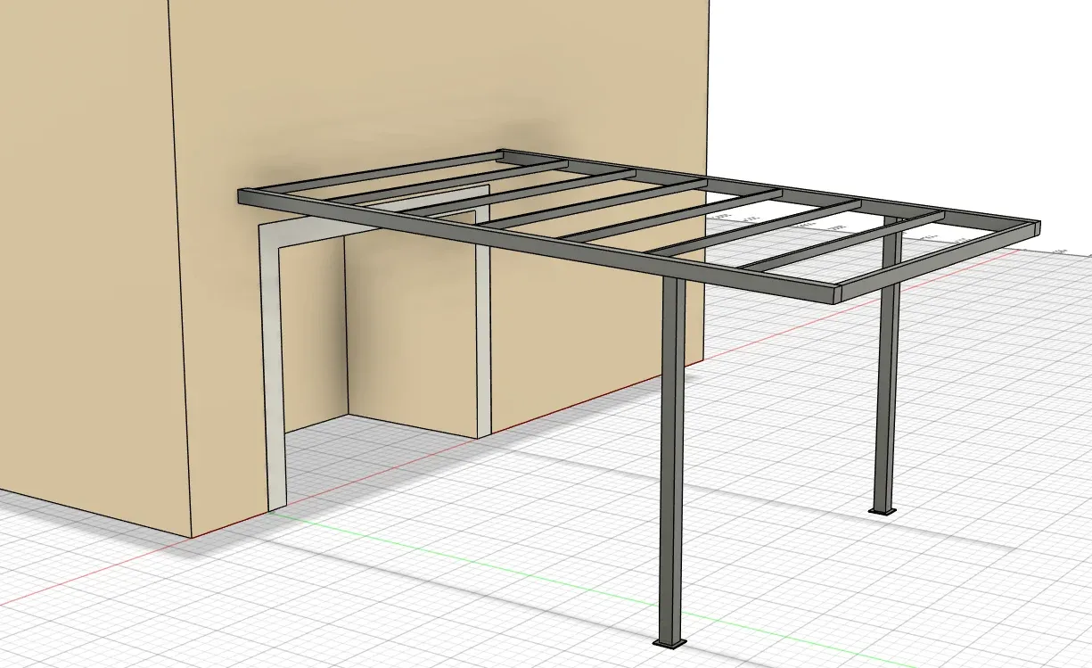Vue 3D carport